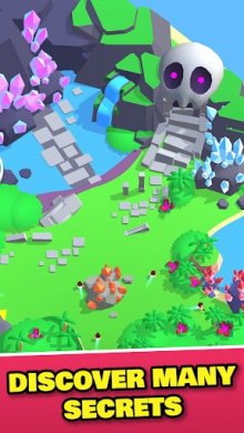 Idle Explorer 3D (МОД, много денег) скриншот 2