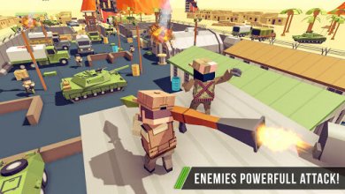 Blocky Army Base:Modern War Critical Action Strike (МОД, оружие) скриншот 4