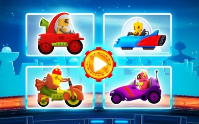 Cute Robot Car Racing [ВЗЛОМ: все разблокировано] v 1.1 скриншот №1