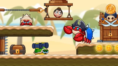 Ball V Red Boss Challenge screen 1