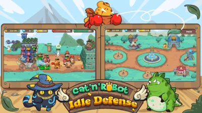 CatTower Idle TD: Battle Arena screenshot №3
