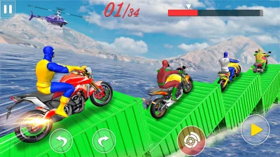мото гонка трюк мотоцикл игра screenshot №8
