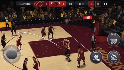 NBA LIVE Mobile  Баскетбол screenshot №2