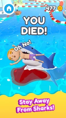 Shark Escape 3D - Swim Fast! screenshot №6