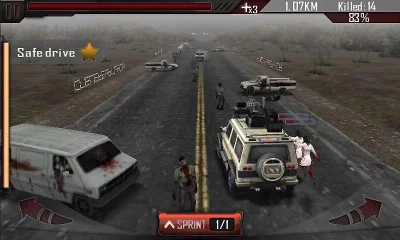 Убийца зомби - Zombie Road 3D screenshot №7